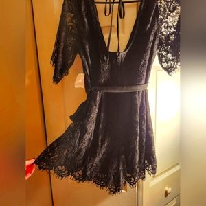 Charlotte Russe, Medium, Black Romper NWT